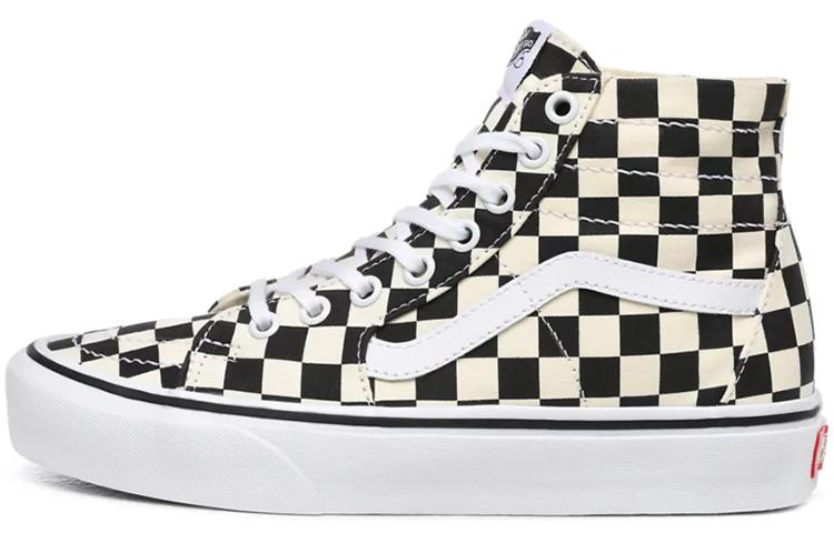 

Кеды унисекс Vans SK8 Checkerboard Tapered черные 42 EU, Черный, SK8 Checkerboard Tapered