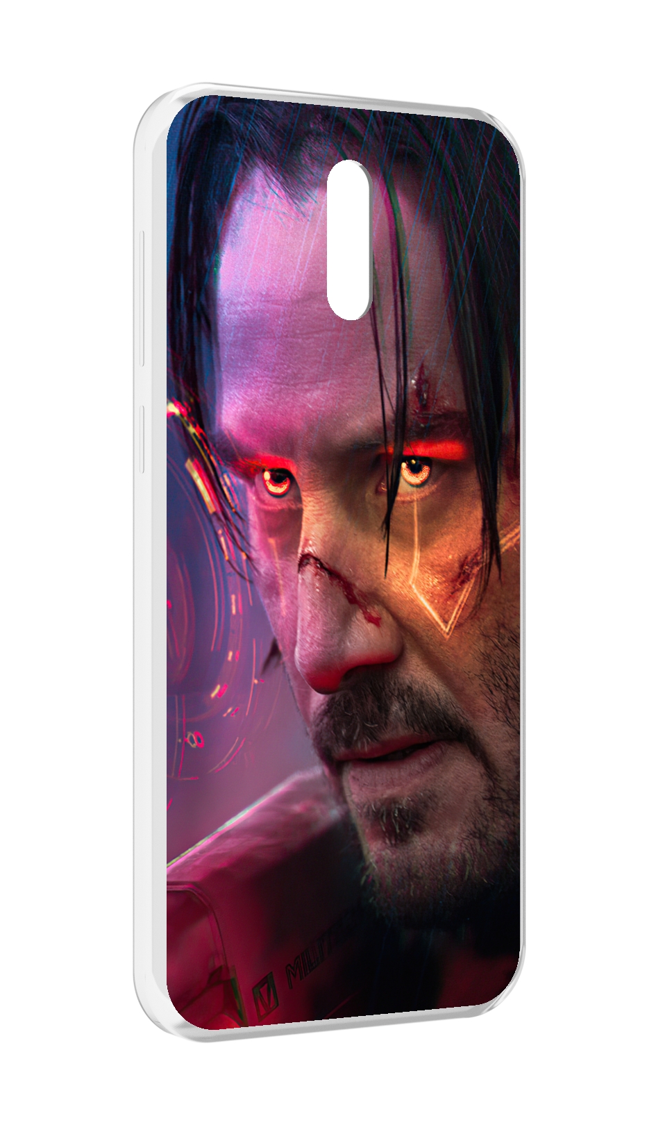 

Чехол MyPads cyberpunk 2077 Джонни Сильверхенд для Alcatel 3L (2019), Прозрачный, Tocco