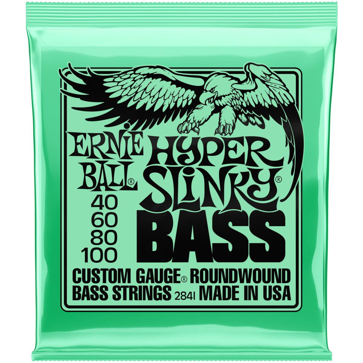 

Ernie Ball 2841 - струны для бас-гитары Nickel Wound Bass Hyper Slinky (40-100)