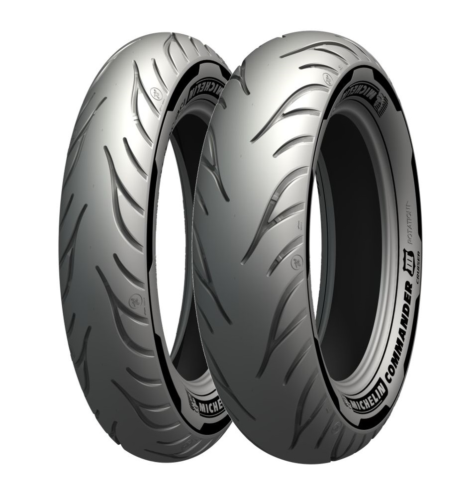 Мотошина MICHELIN Commander III Touring 130/90 B16 73H TL/TT Передняя (Front) REINF