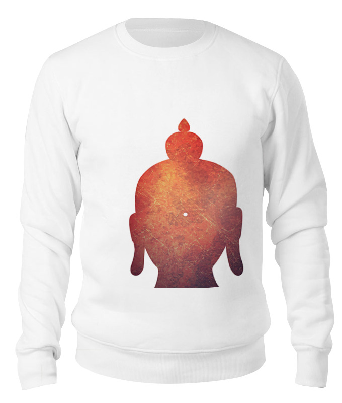 

Свитшот унисекс Printio Buddha белый L, Buddha
