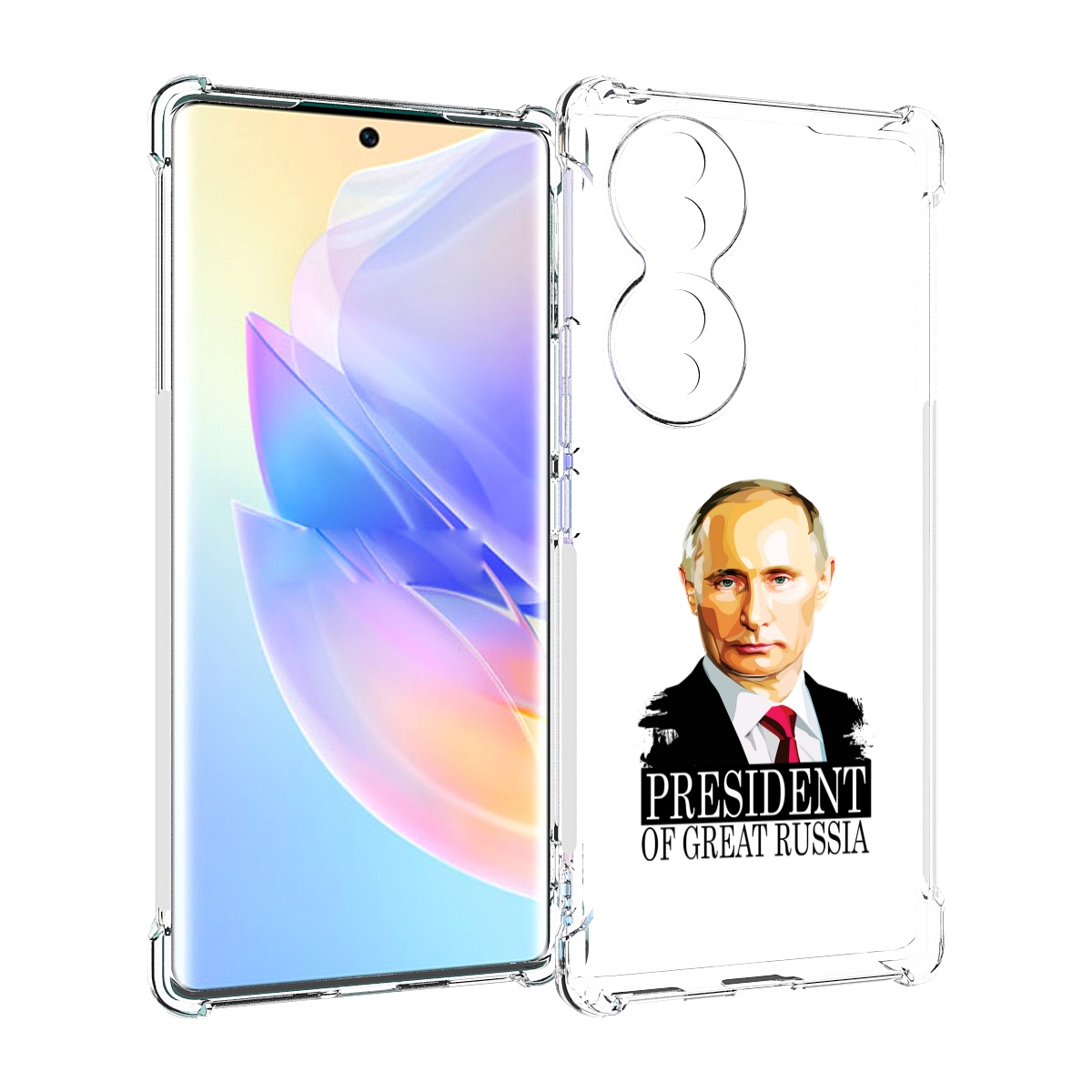 

Чехол MyPads Володька для Honor 70, Прозрачный, Tocco