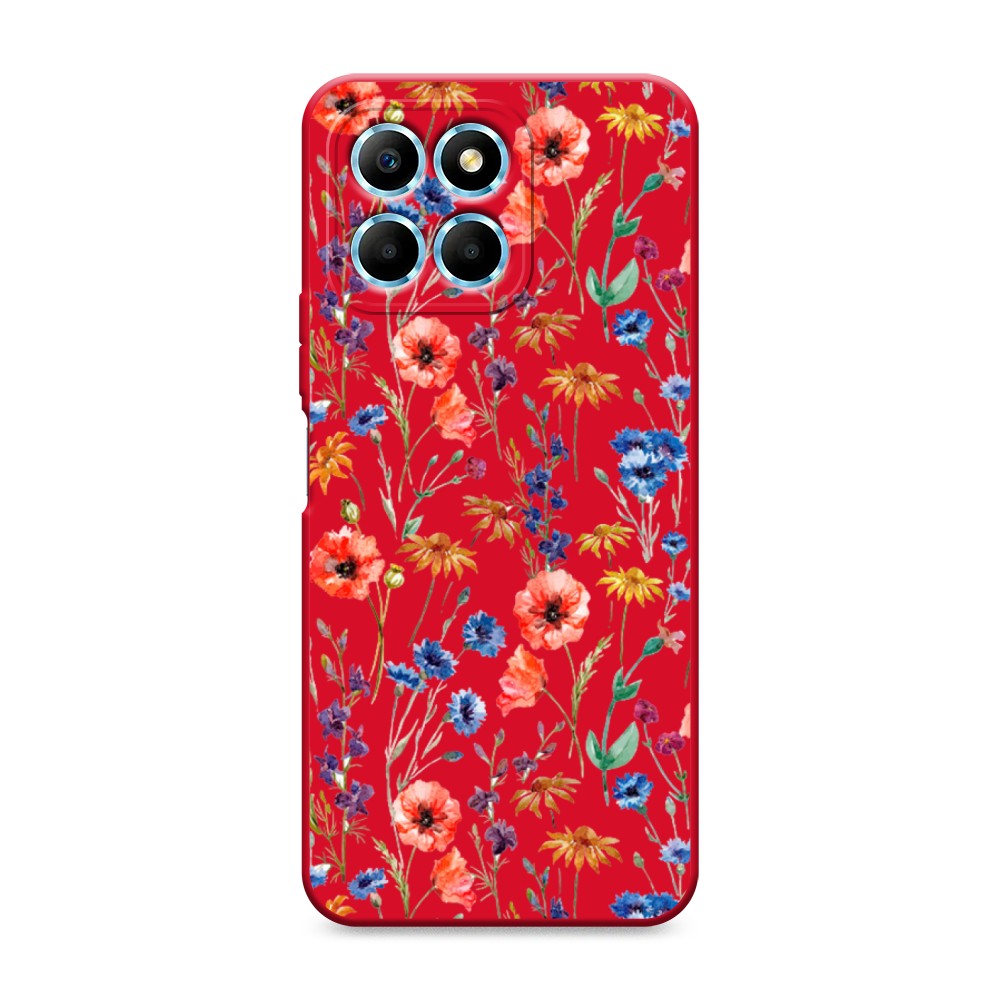 

Чехол Awog на Honor X6/X6s "Маки и васильки фон", 6120253-1