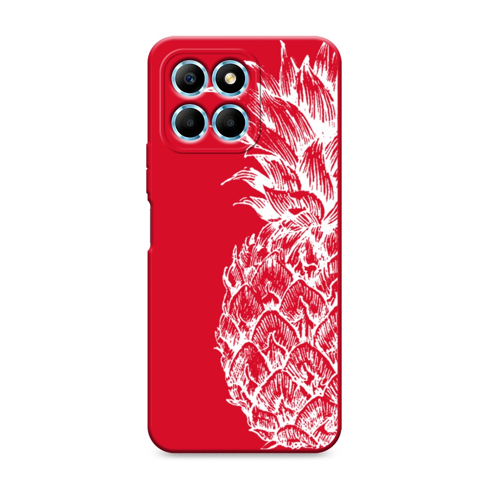 

Чехол Awog на Honor X6/X6s "Ананас графика белая", Белый, 6120253-1
