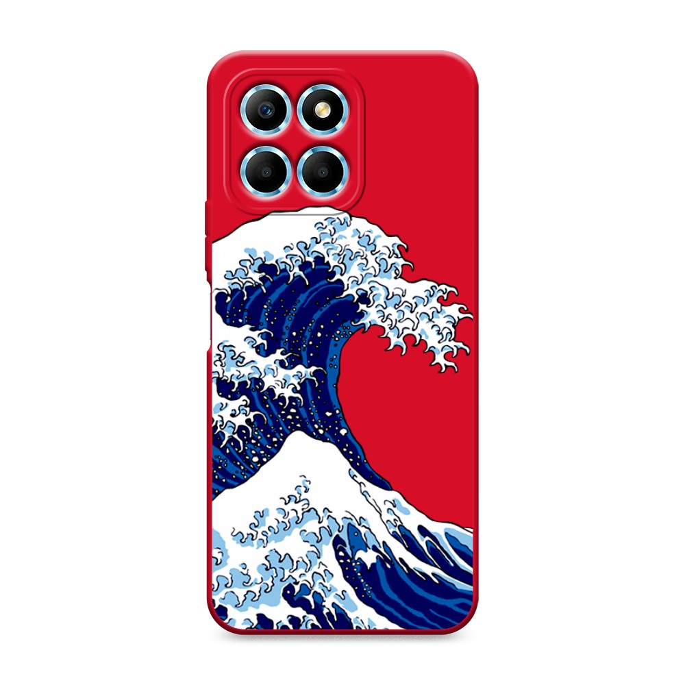 

Чехол Awog на Honor X6/X6s "Волна в Канагаве", Синий;белый, 6120253-1