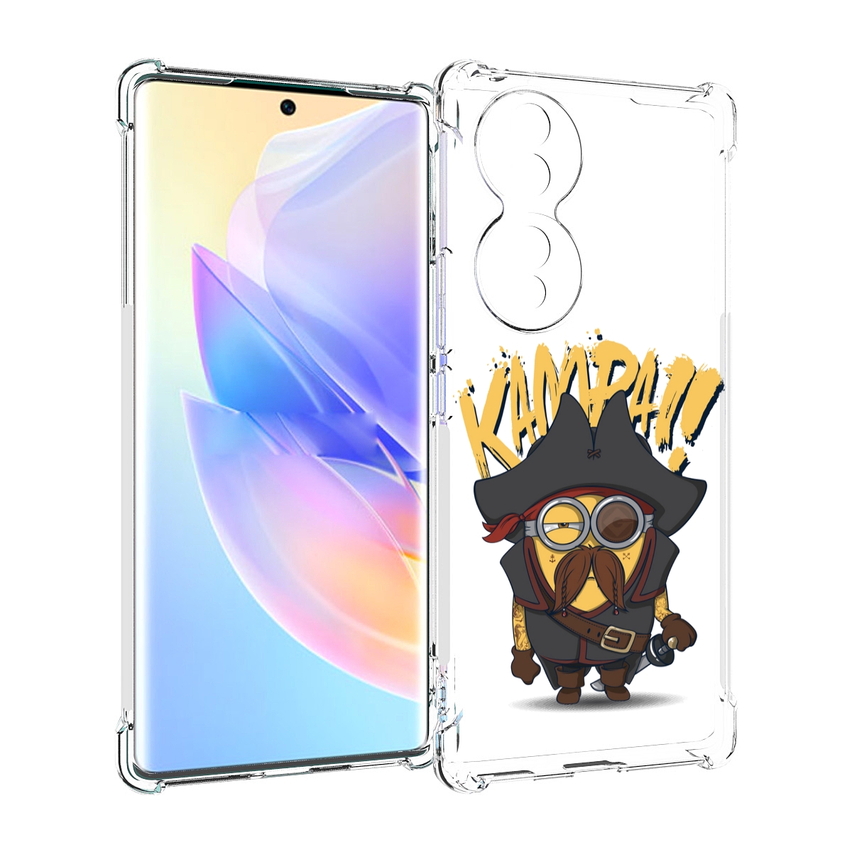 

Чехол MyPads миньон пират для Honor 70, Прозрачный, Tocco