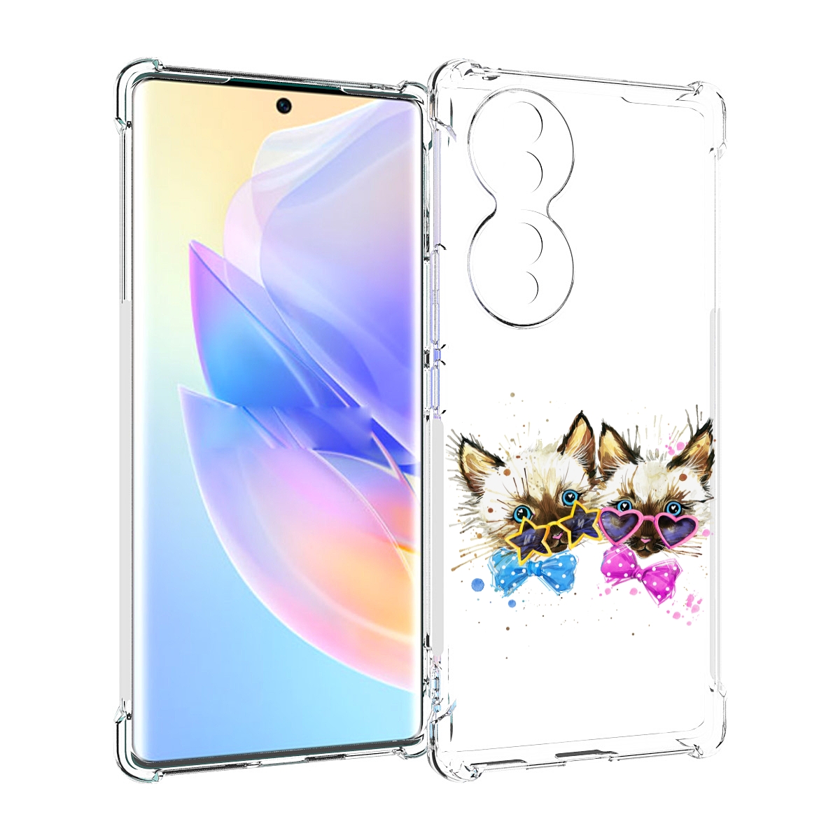 

Чехол MyPads милые котята для Honor 70, Прозрачный, Tocco