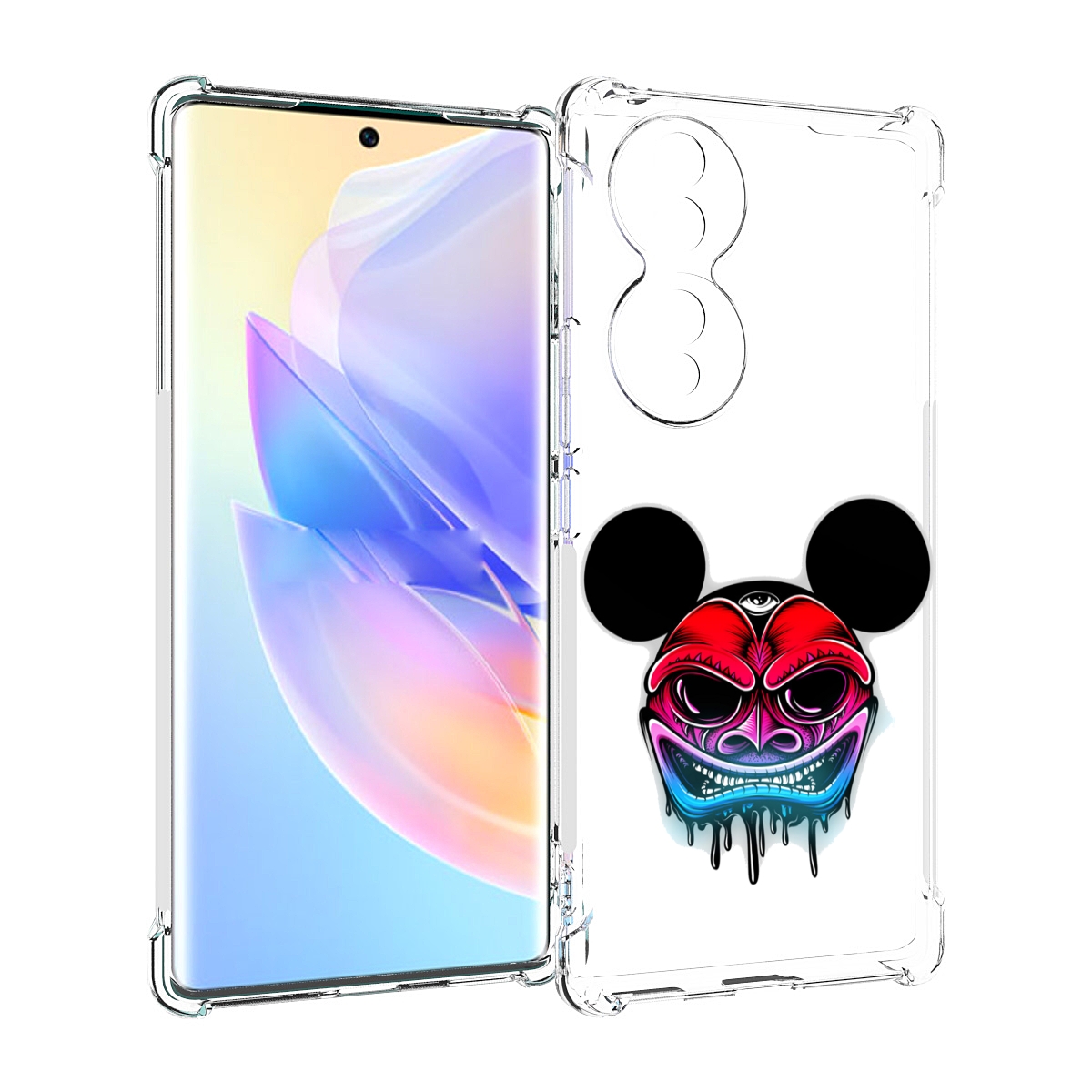 

Чехол MyPads микки в маске для Honor 70, Прозрачный, Tocco