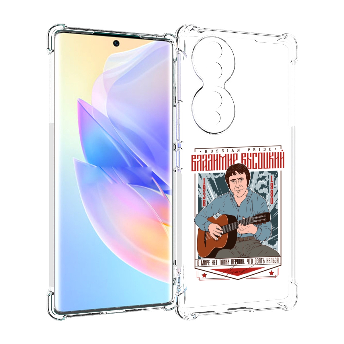 

Чехол MyPads Владимир Высоцкий для Honor 70, Прозрачный, Tocco