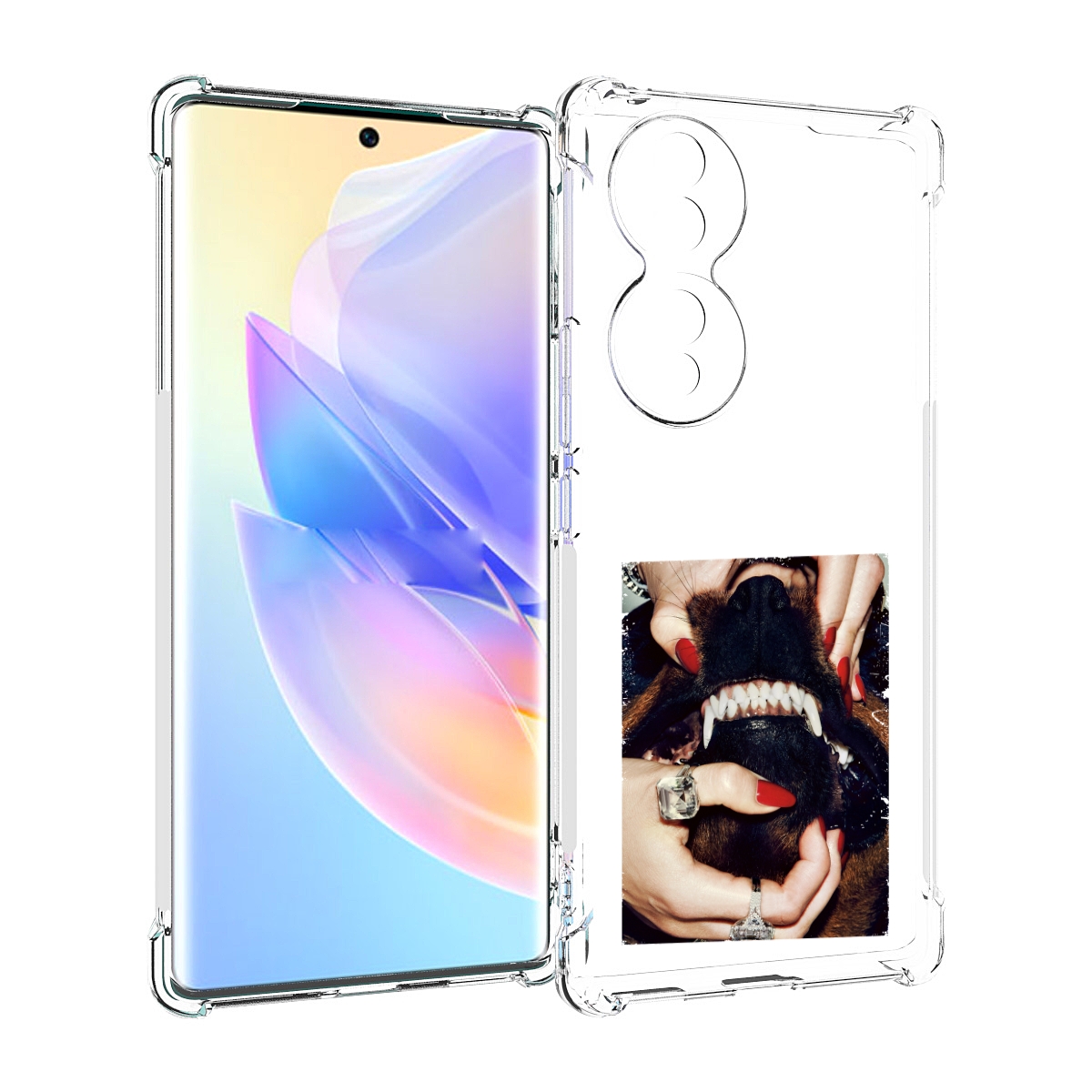 

Чехол MyPads маникюр для Honor 70, Прозрачный, Tocco