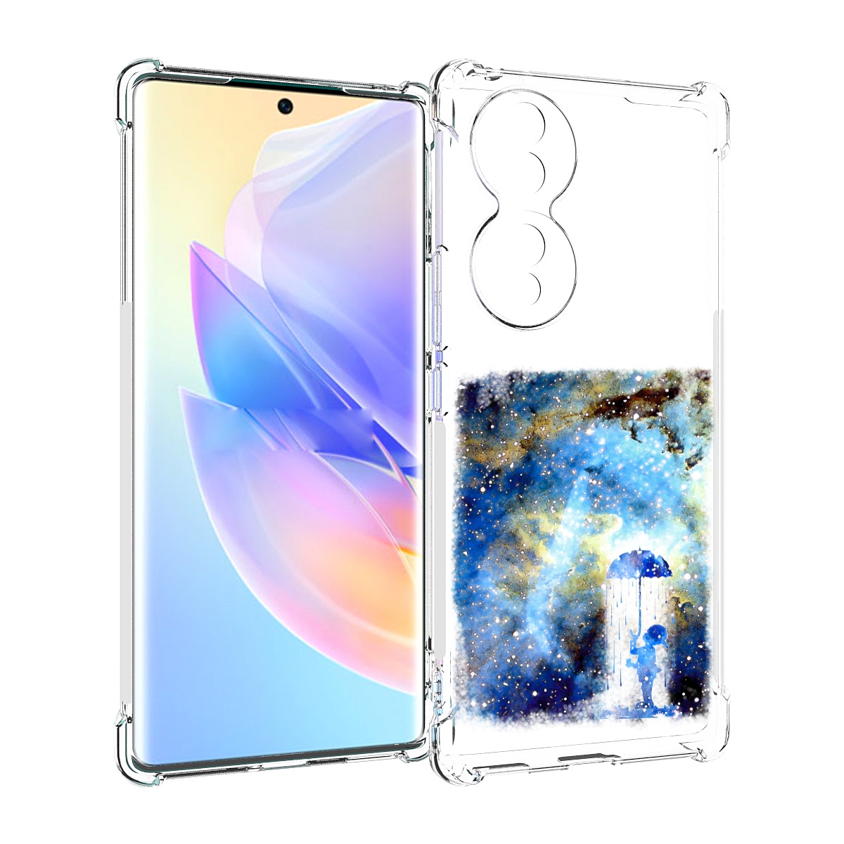 

Чехол MyPads мальчик в небе для Honor 70, Прозрачный, Tocco