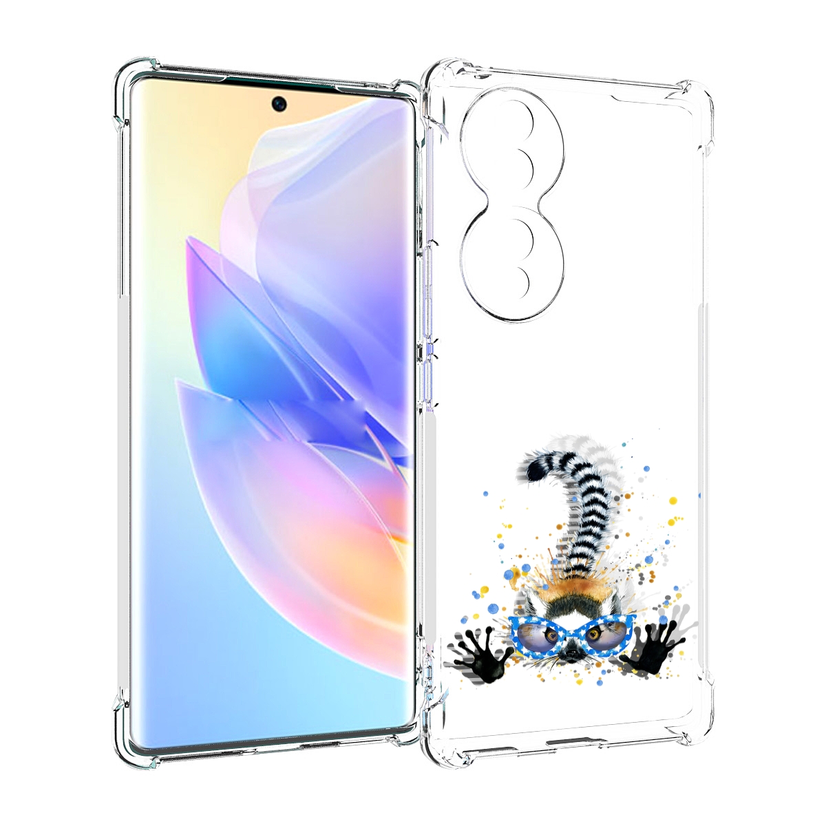 

Чехол MyPads лямур для Honor 70, Прозрачный, Tocco