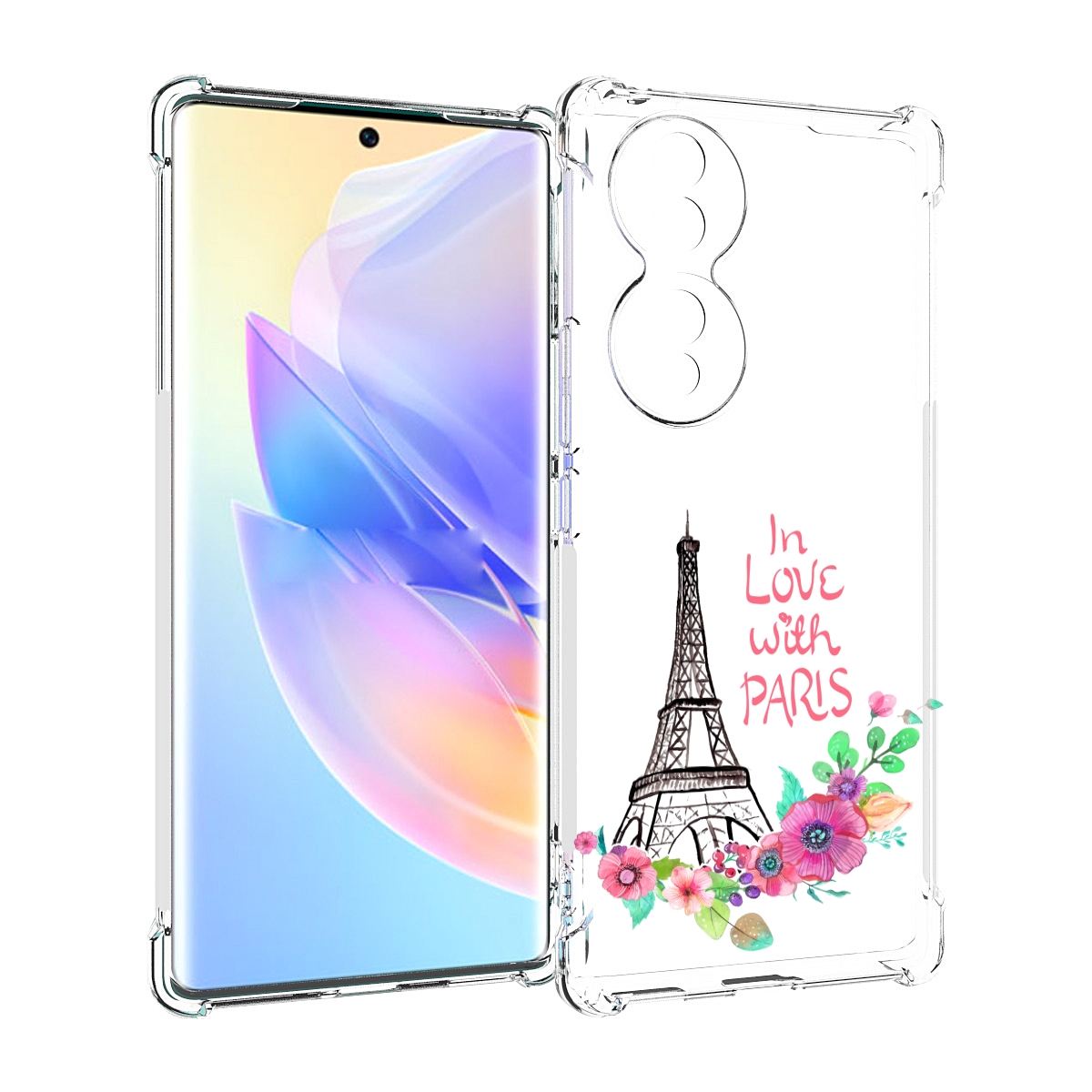

Чехол MyPads любимый париж для Honor 70, Прозрачный, Tocco