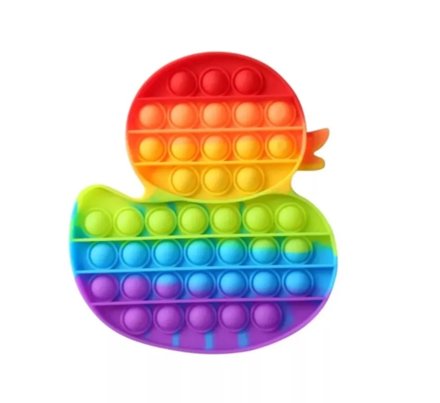 

Поп ит с пузырьками Вечная пупырка Утка радужный Popit_antistress_Duck_Raduga