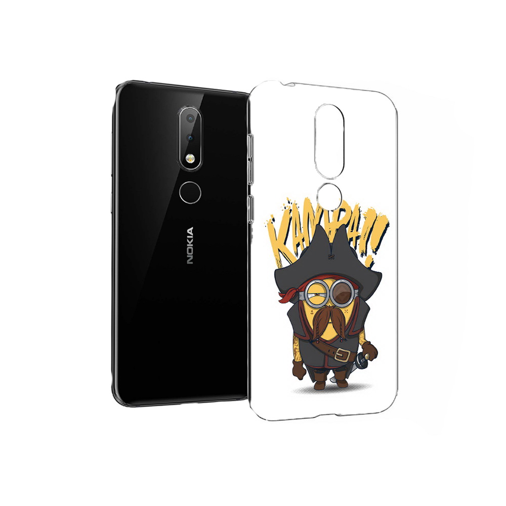 

Чехол MyPads Tocco для Nokia X6 миньон пират (PT115295.99.476), Прозрачный, Tocco