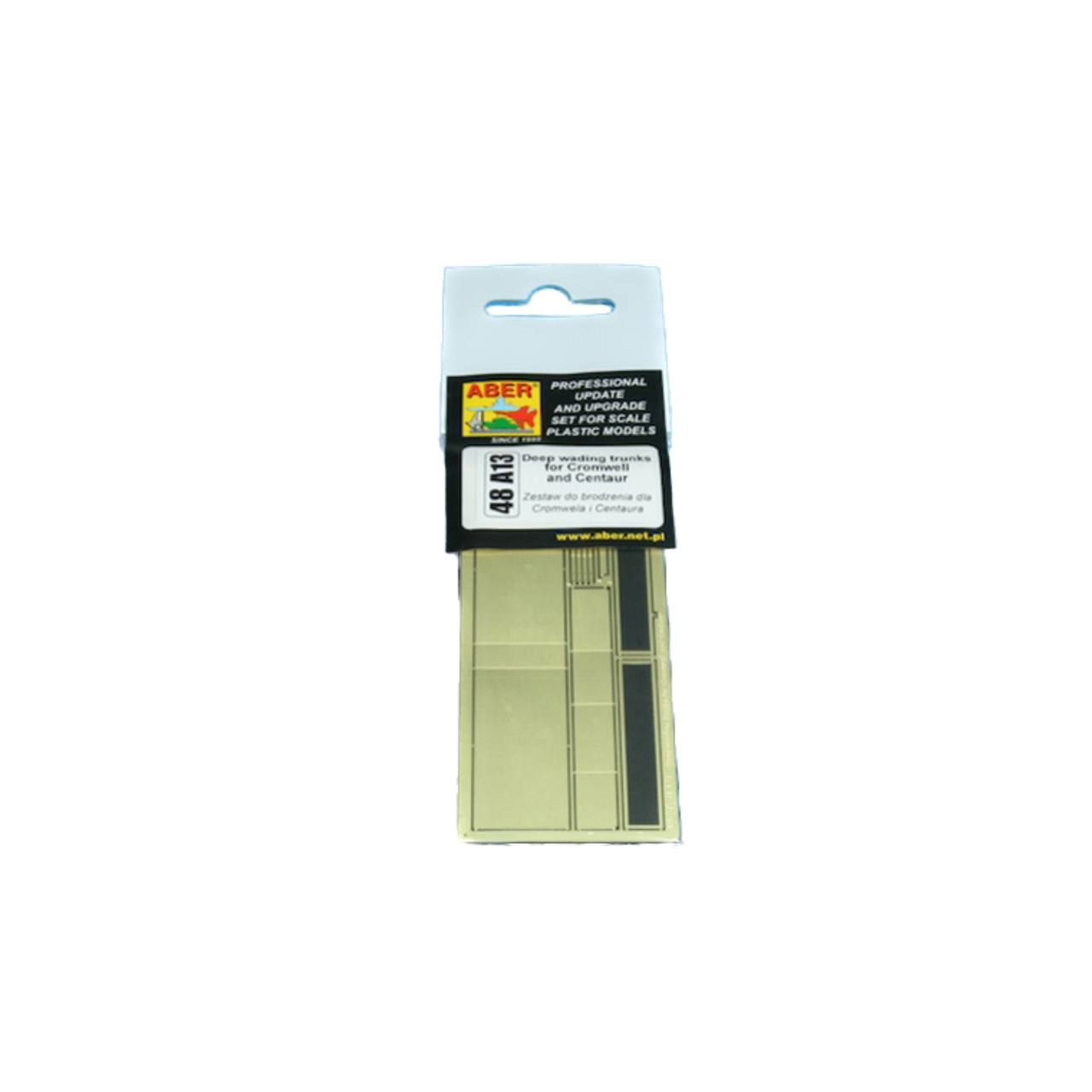 

48 A13 Aber 1/48 Фототравление Deep wading trunks for Cromwell and Centaur, Однотонный, 48 A13