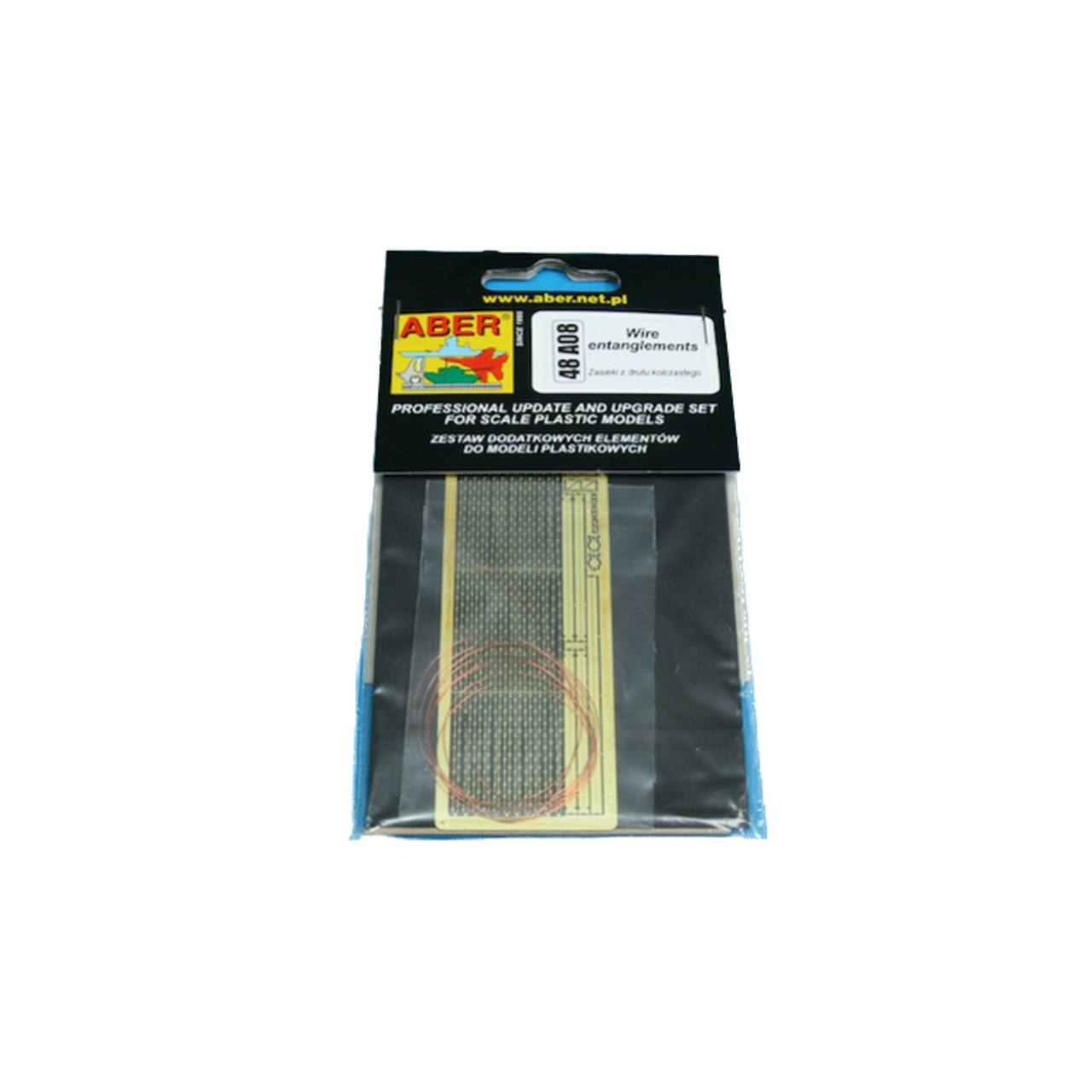 

48 A08 Aber 1/48 Фототравление Wire entanglements, Однотонный, 48 A08