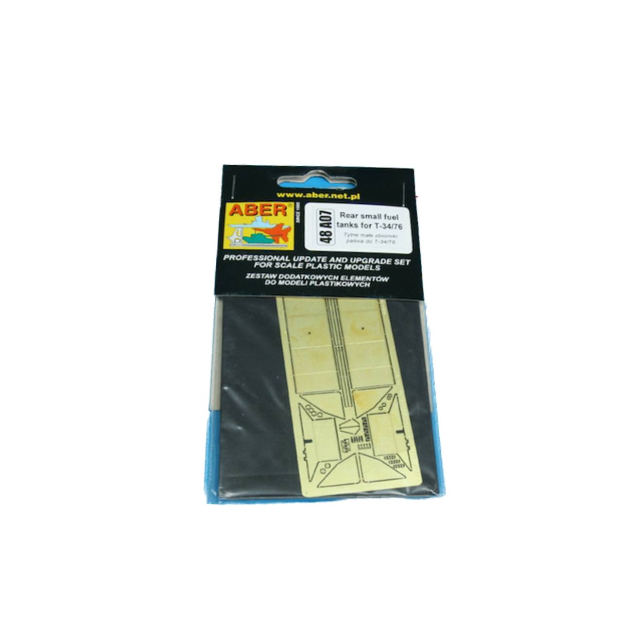 

48 A07 Aber 1/48 Фототравление Rear small fuel tanks for 34/76, Однотонный, 48 A07