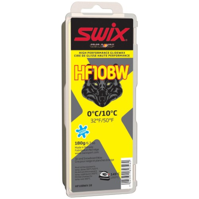 

Парафин высокофтористый SWIX HF10BWX Black (0°С +10°С) 180 г., HF10BWX Black