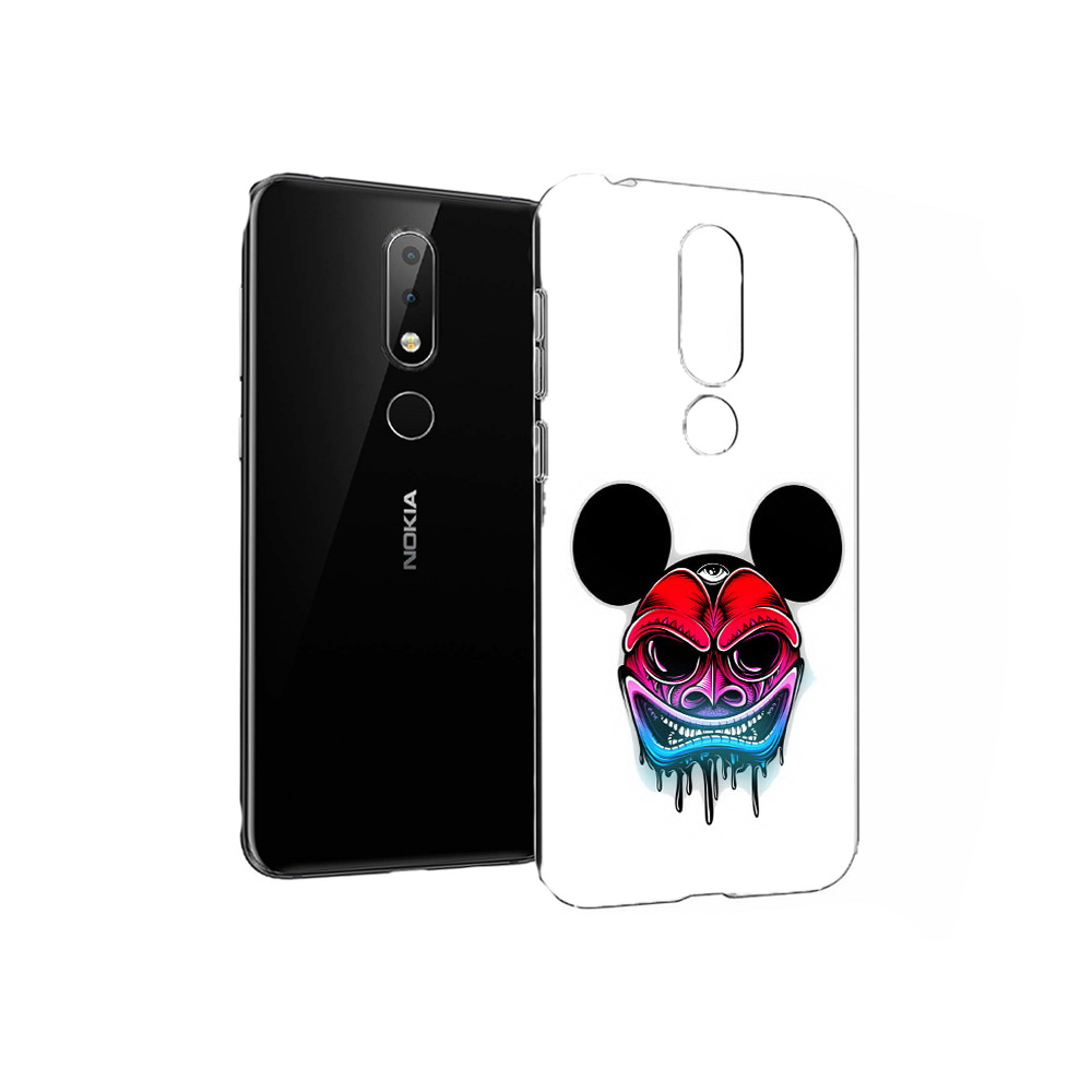 

Чехол MyPads Tocco для Nokia X6 микки в маске (PT115295.99.473), Прозрачный, Tocco