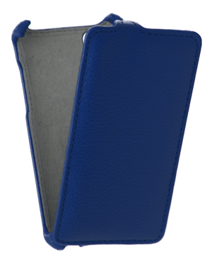 

Кожаный чехол для Explay Light Gecko Case (Синий), Белый