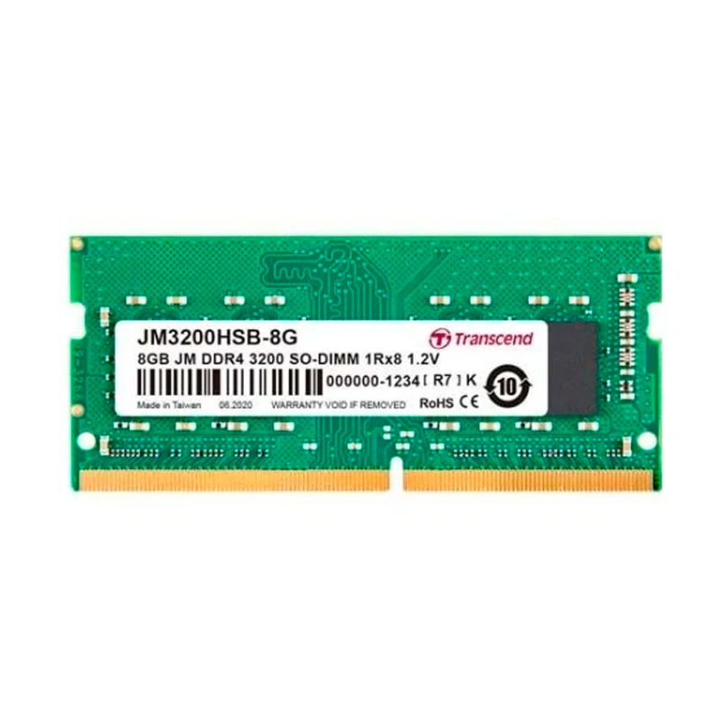 фото Оперативная память transcend jm3200hsb-8g (1633023-k), ddr4 1x8gb, 3200mhz