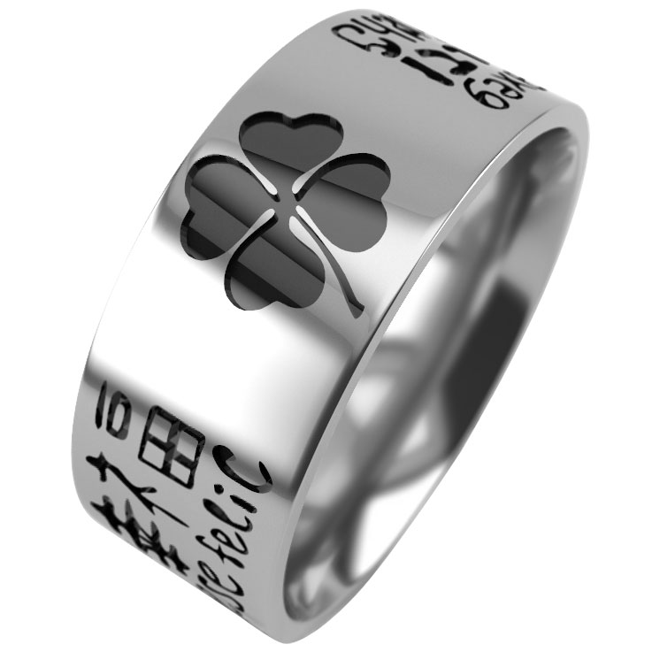 

Кольцо из серебра р. 16,5 Graf Кольцов Schaste-2/s-black, Schaste-2/s-black