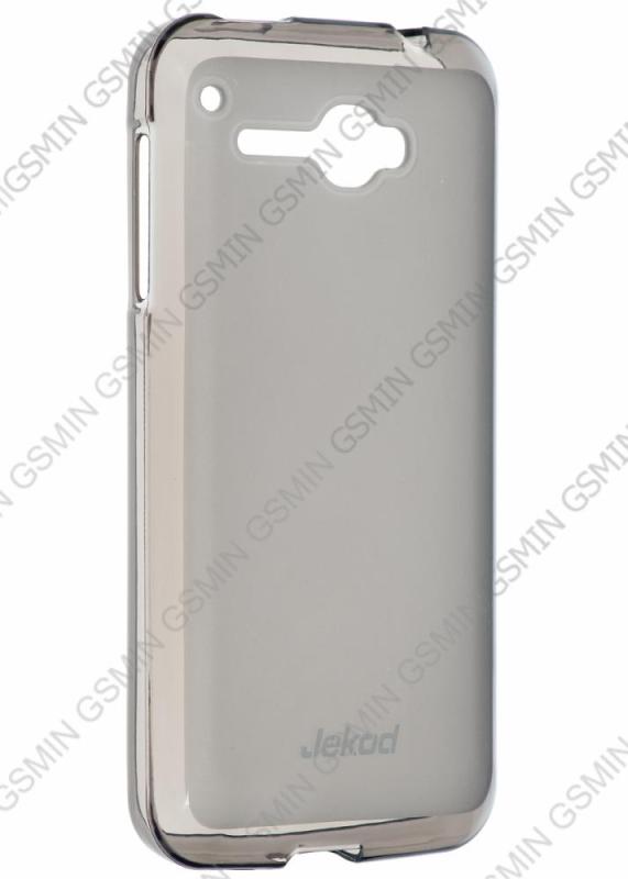 

Чехол Jekod для Alcatel One Touch X'Pop Transparent Black, Прозрачный;черный