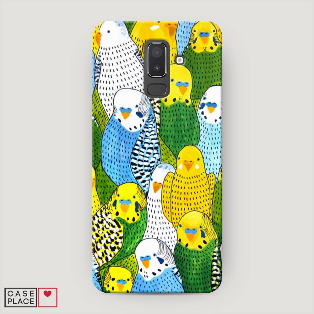 

Чехол Awog "Попугаи" для Samsung Galaxy J8