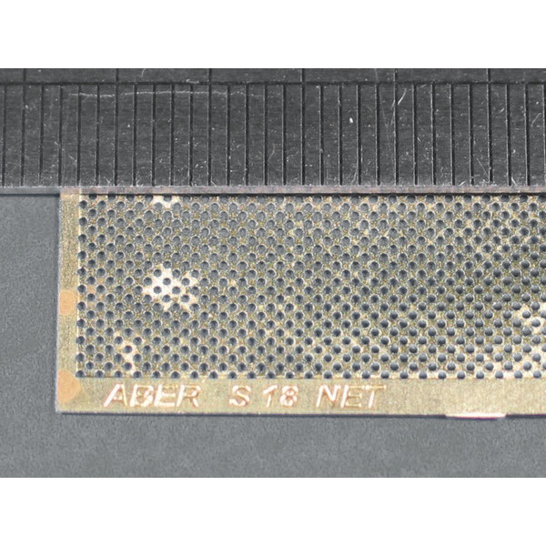

S18 Aber Drilled plate 1,0 mm, S18