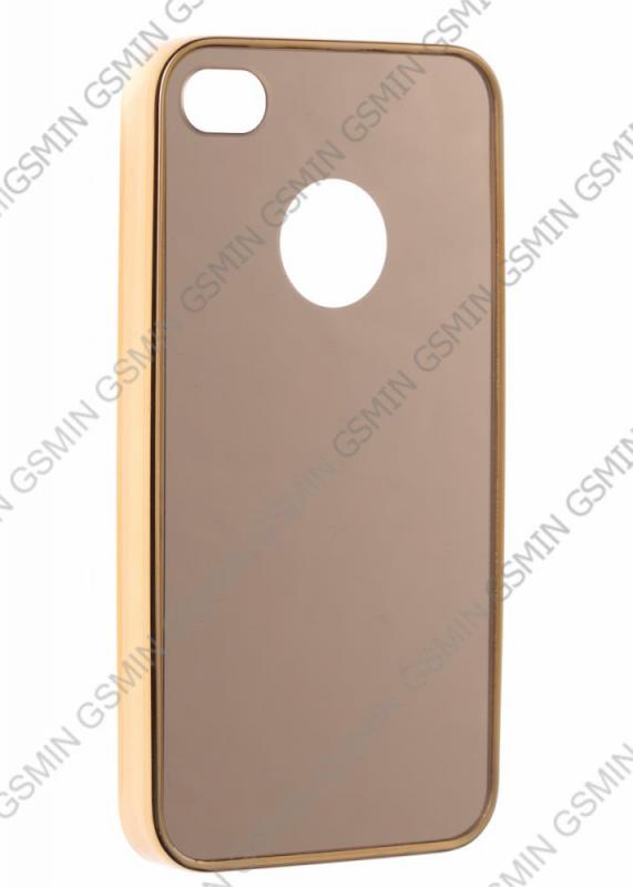 

Чехол-накладка для Apple iPhone 4/4S Co.L&Q (Золотой), Золотистый