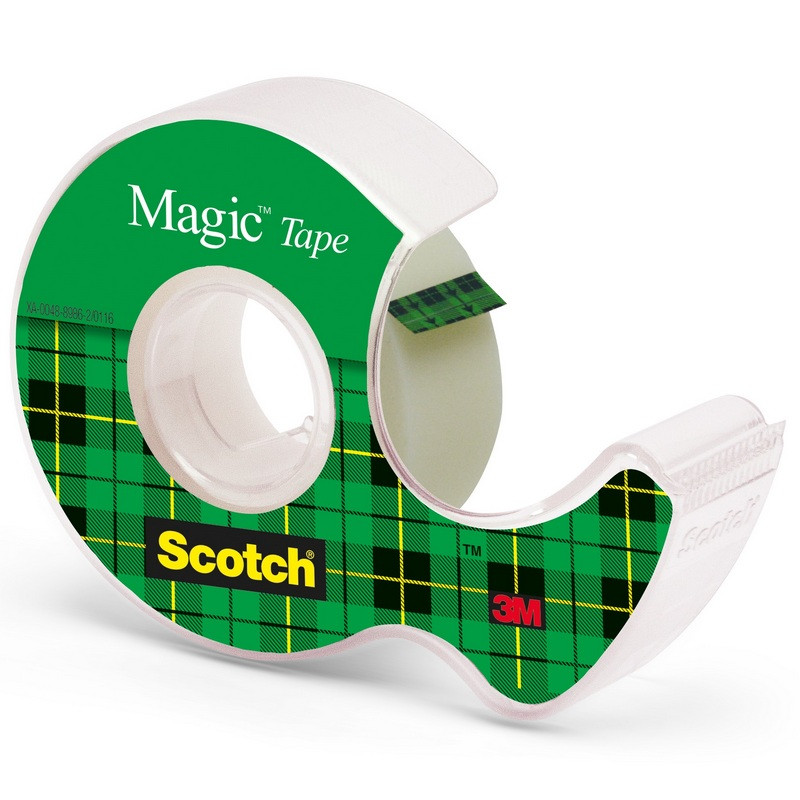 

Клейкая лента канцелярская 3M SCOTCH MAGIC 8-1975D 19х7,5 не видимая