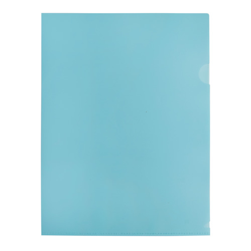 

Упаковка папок-уголков Бюрократ Pastel -EPAST/BLUE, A4, пластик, 0.18мм, голубой
