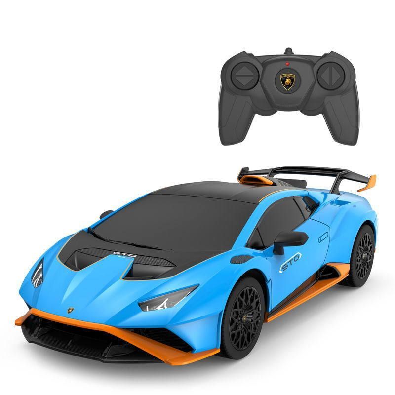 

Машина р/у 1:24 Lamborghini Huracan STO голубой, 2,4G