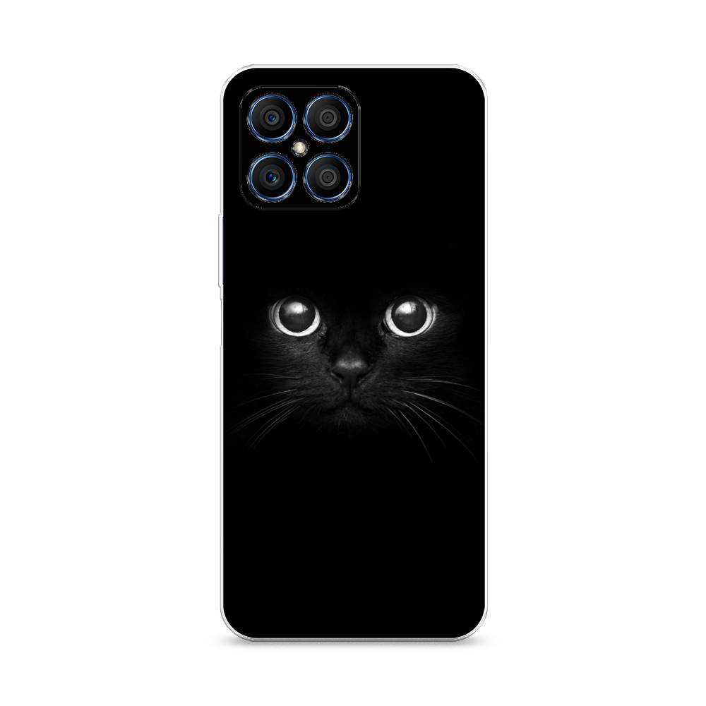 фото Чехол awog "взгляд черной кошки" для honor x8