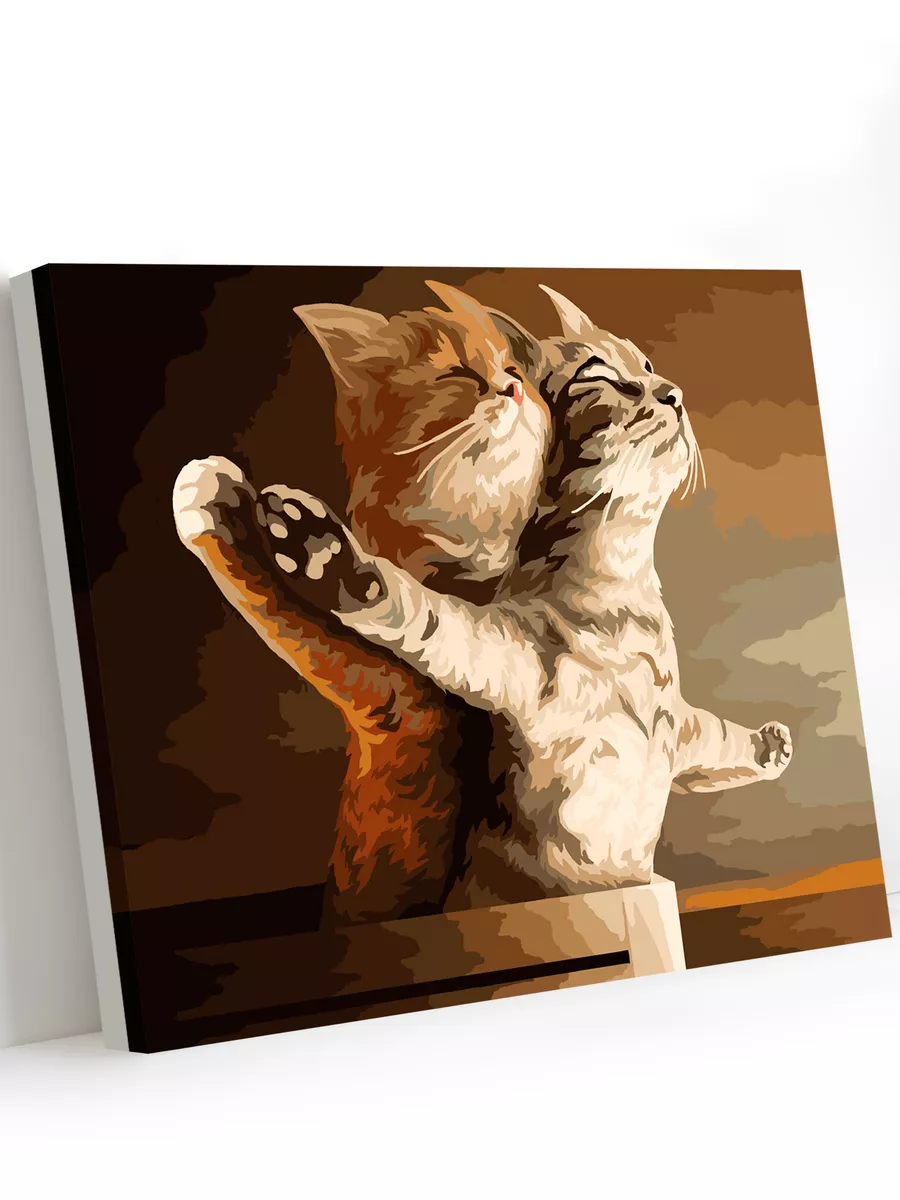 

Картина по номерам (Живопись по номерам) Art on Canvas AC010 "Кошачий Титаник" 40*50, AC8