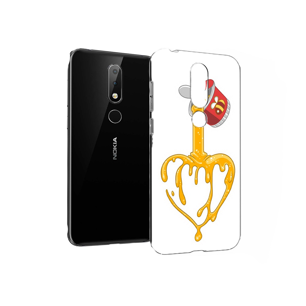 

Чехол MyPads Tocco для Nokia X6 медовое сердце (PT115295.99.471), Прозрачный, Tocco