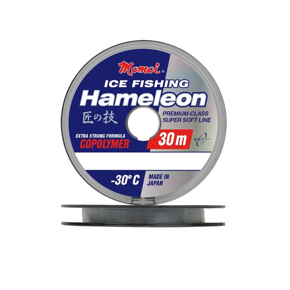 

Монофильная леска для рыбалки Momoi Hameleon ICE Fishing (3 / - / 0.2 / 5 / 50 / 3 /, Серебристый, Hameleon ICE Fishing