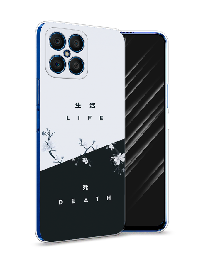 

Чехол Awog на Honor X8 "Life and death", Черный;серый, 6107650-7