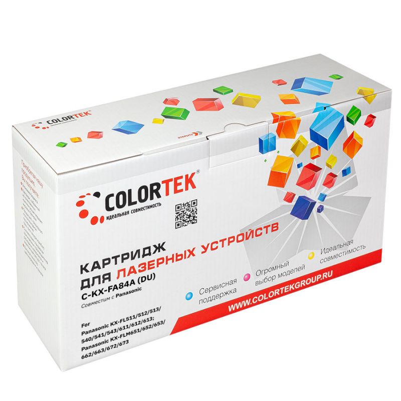 фото Фотобарабан colortek kx-fa84a для panasonic kx fl511/ fl512/ fl513/ fl540/ fl541/ fl543