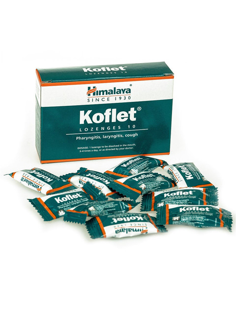 фото Леденцы от кашля koflet аюрведические 10 шт. himalaya drug company