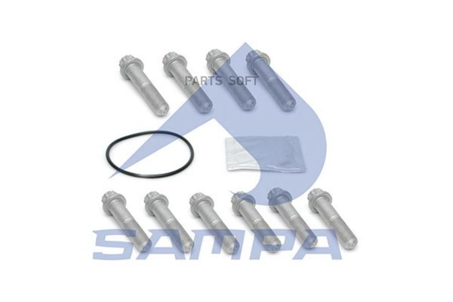 

SA075.620_к-т болтов крепления торм. диска болты, кольцо упл.,смазкаSAF