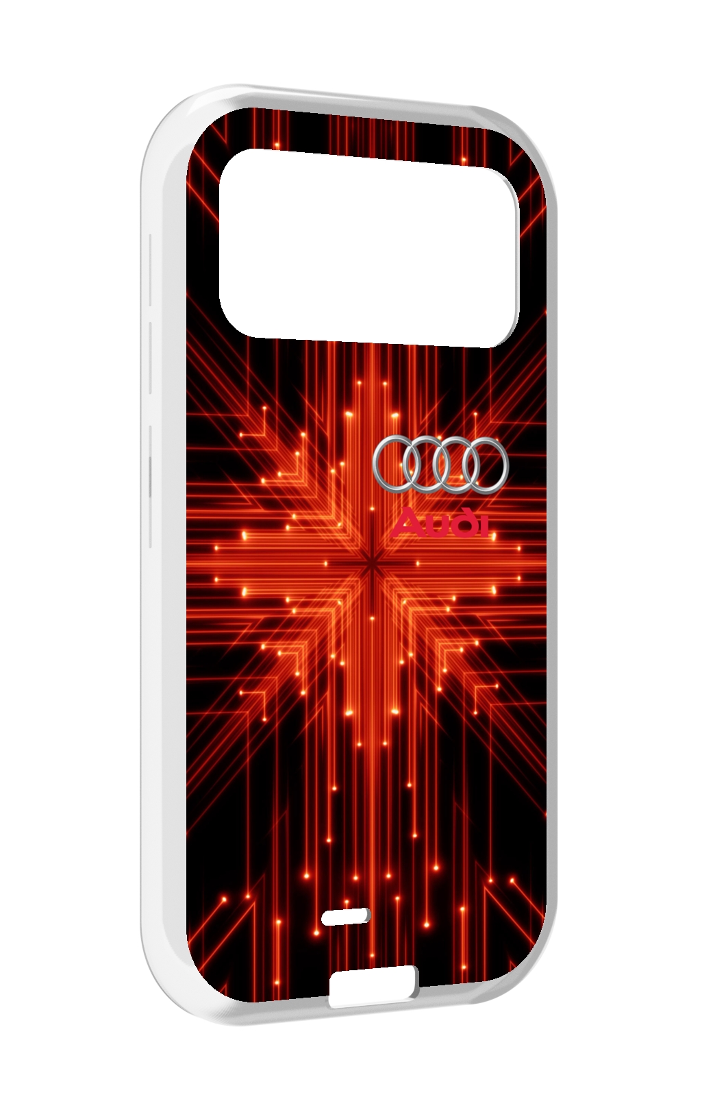 

Чехол MyPads Ауди-на-неоновом-фоне для Oukitel F150 H2022, Прозрачный, Tocco