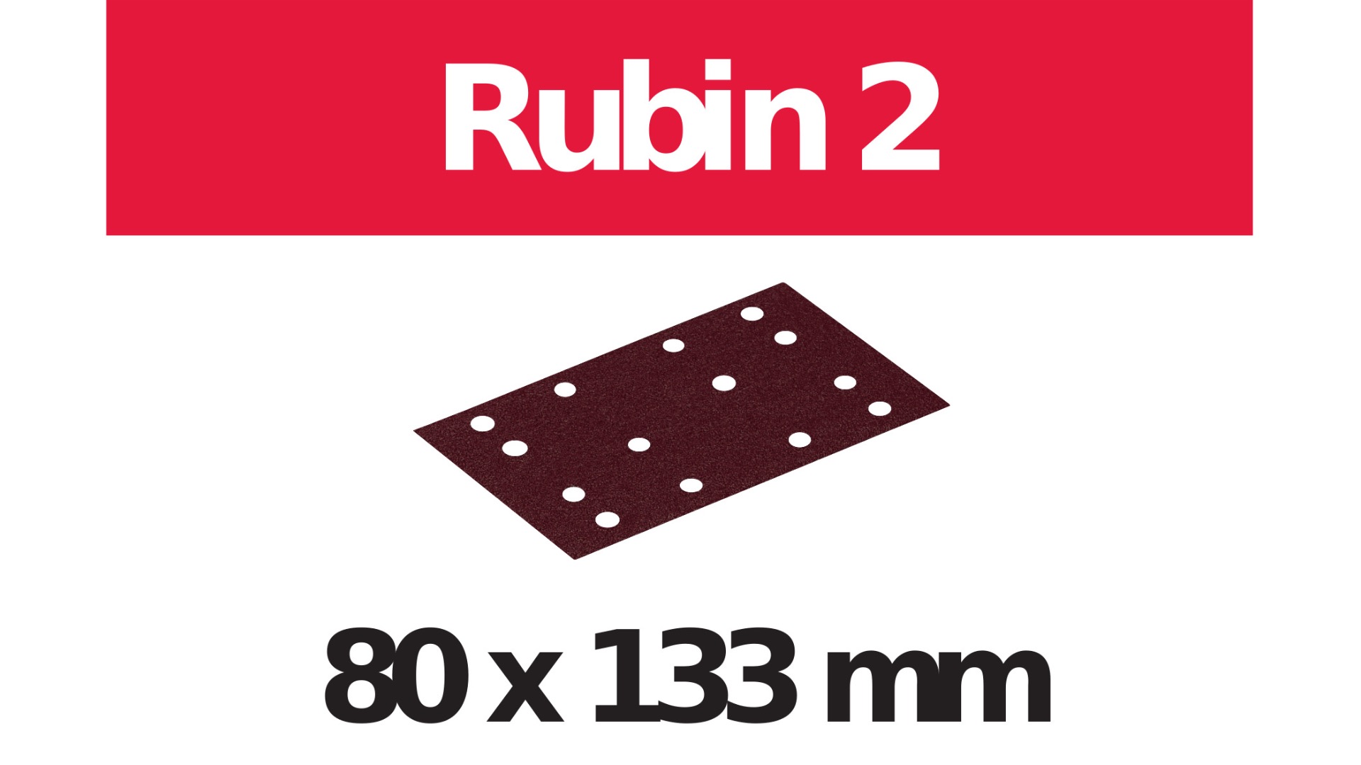 

Лист шлифовальный Festool Rubin II P 120. компл. из 50 шт. STF 80X133 P120 RU2/50