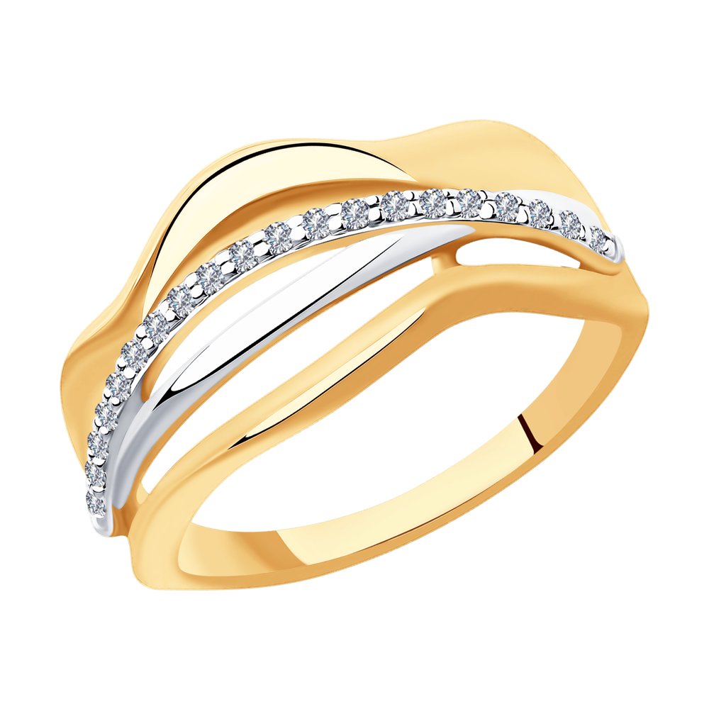 

Кольцо из красного золота с бриллиантом р. 17,5 SOKOLOV Diamonds 1011889, 1011889