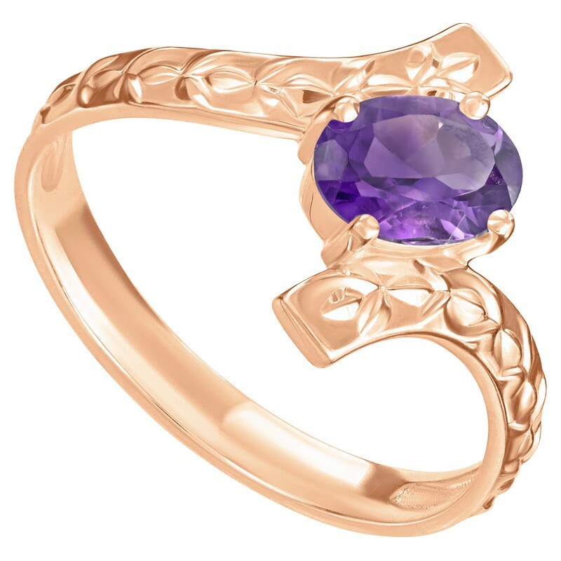 

Кольцо из серебра с аметистом р., LAZURIT-ONLINE 848802, 848802