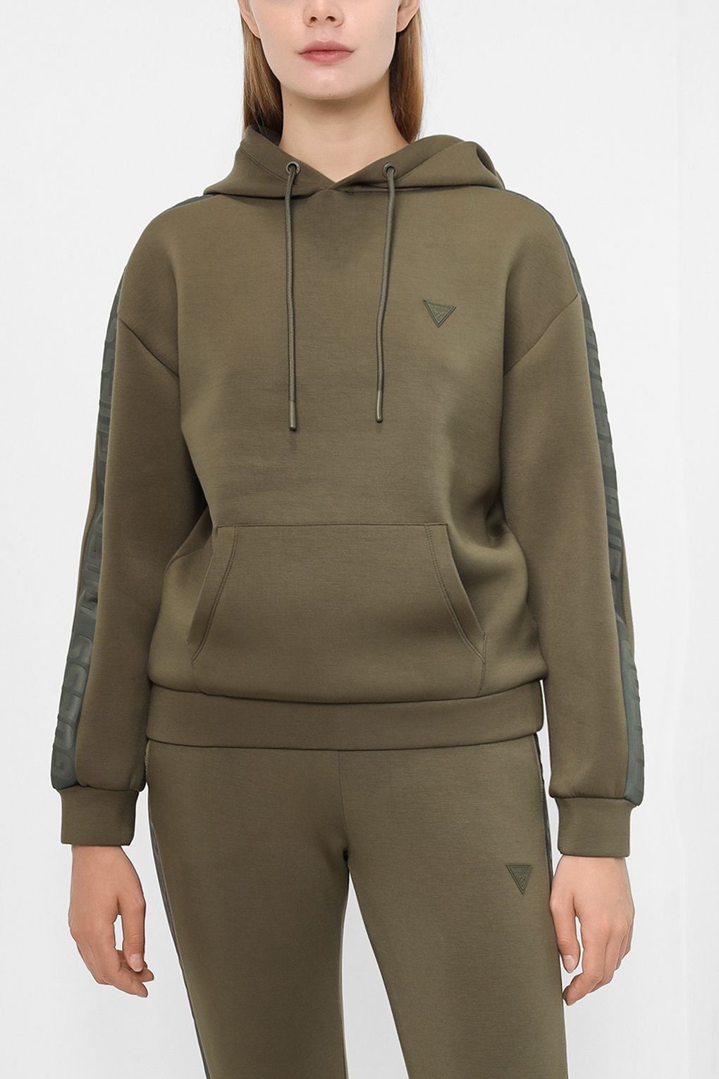 

Худи женское Guess V2YQ18 K7UW2 зеленое XS, V2YQ18 K7UW2