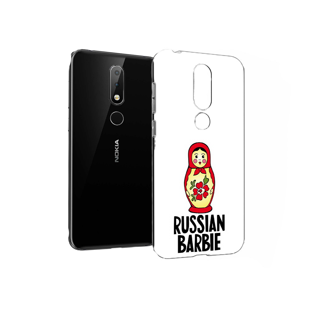 

Чехол MyPads Tocco для Nokia X6 матрешка (PT115295.99.459), Прозрачный, Tocco