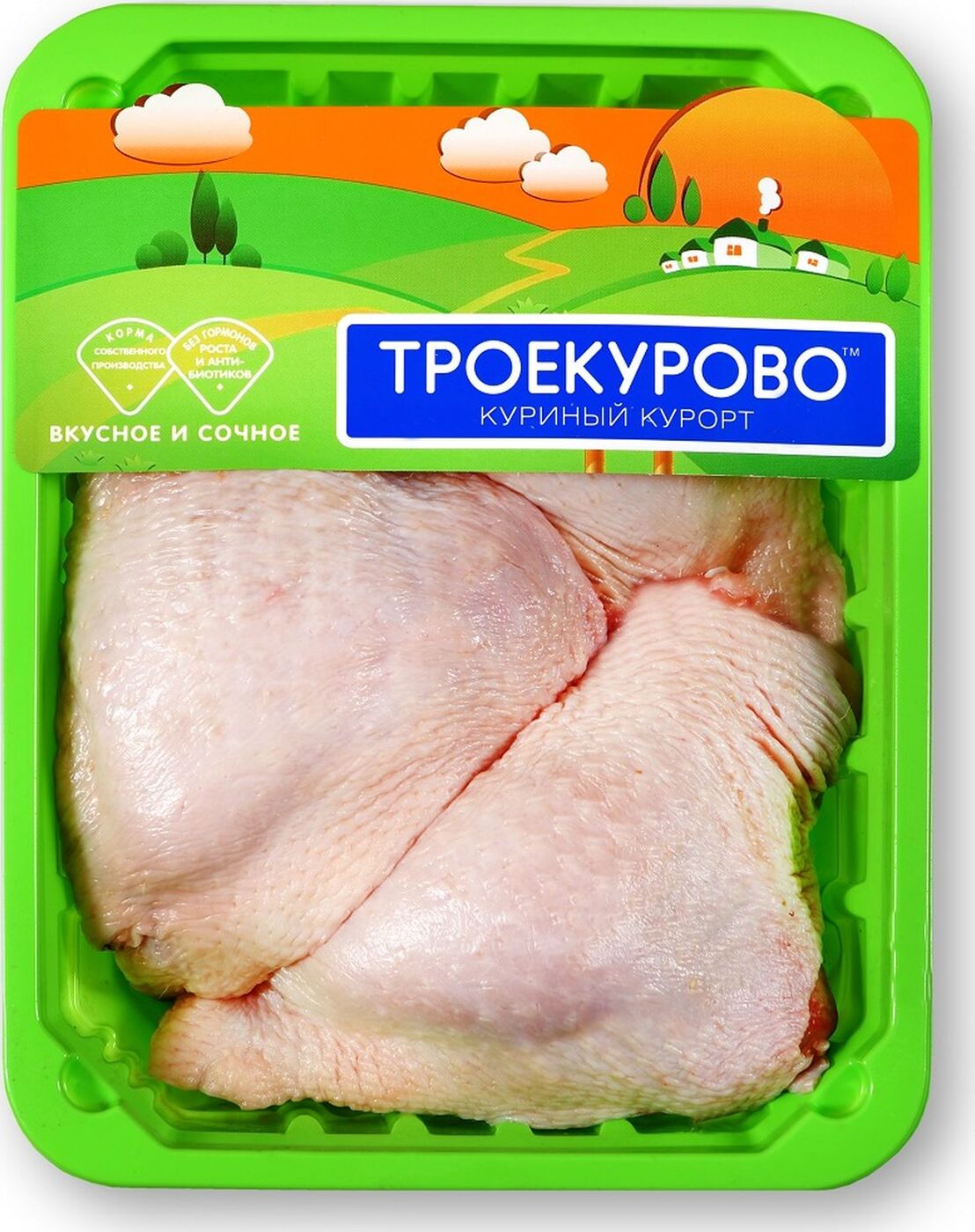 Бедро цыпленка-бройлера Троекурово охлажденное, 700-800 г