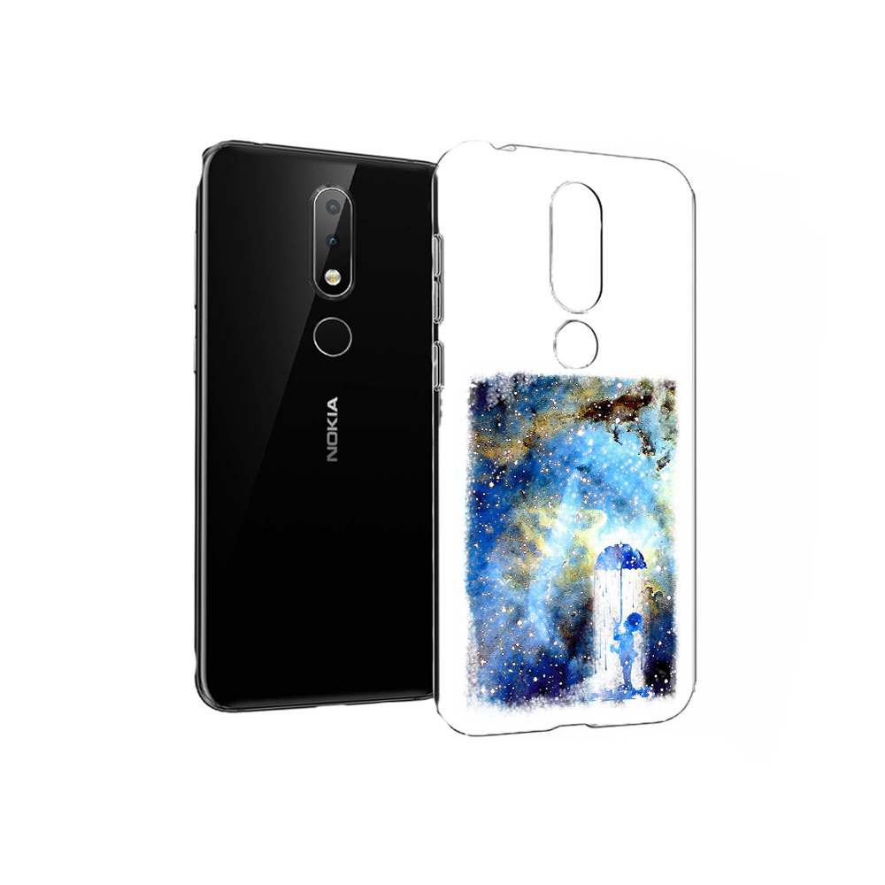 

Чехол MyPads Tocco для Nokia X6 мальчик в небе (PT115295.99.455), Прозрачный, Tocco